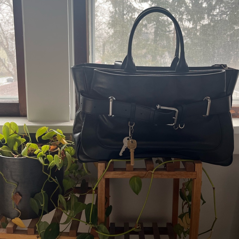 Osoi Brocle Tote Stone Black - Picture 2 of 5